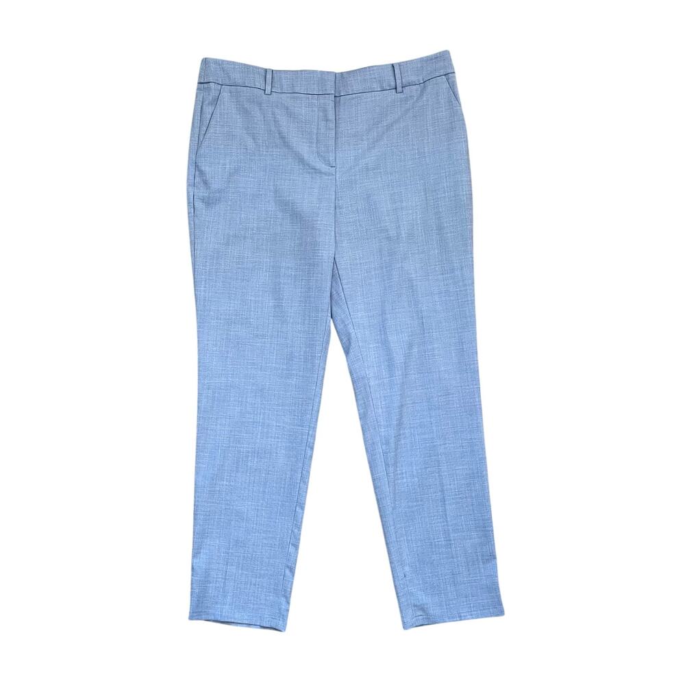 New Talbots Lightweight Hampshire Ankle Pant, Light Blue, Dress Pants, Size 16